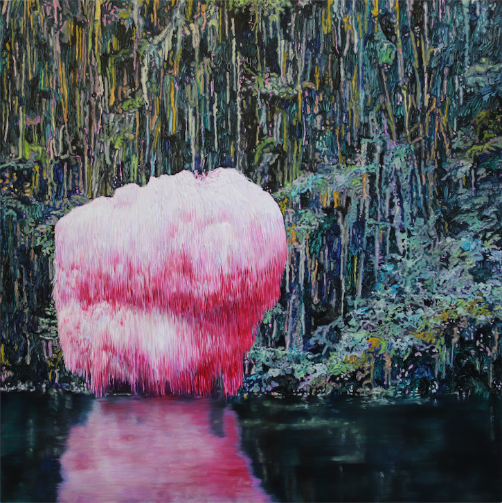 홍일화Ephemeral landscape1203Oil on canvas100x100cm2019.png